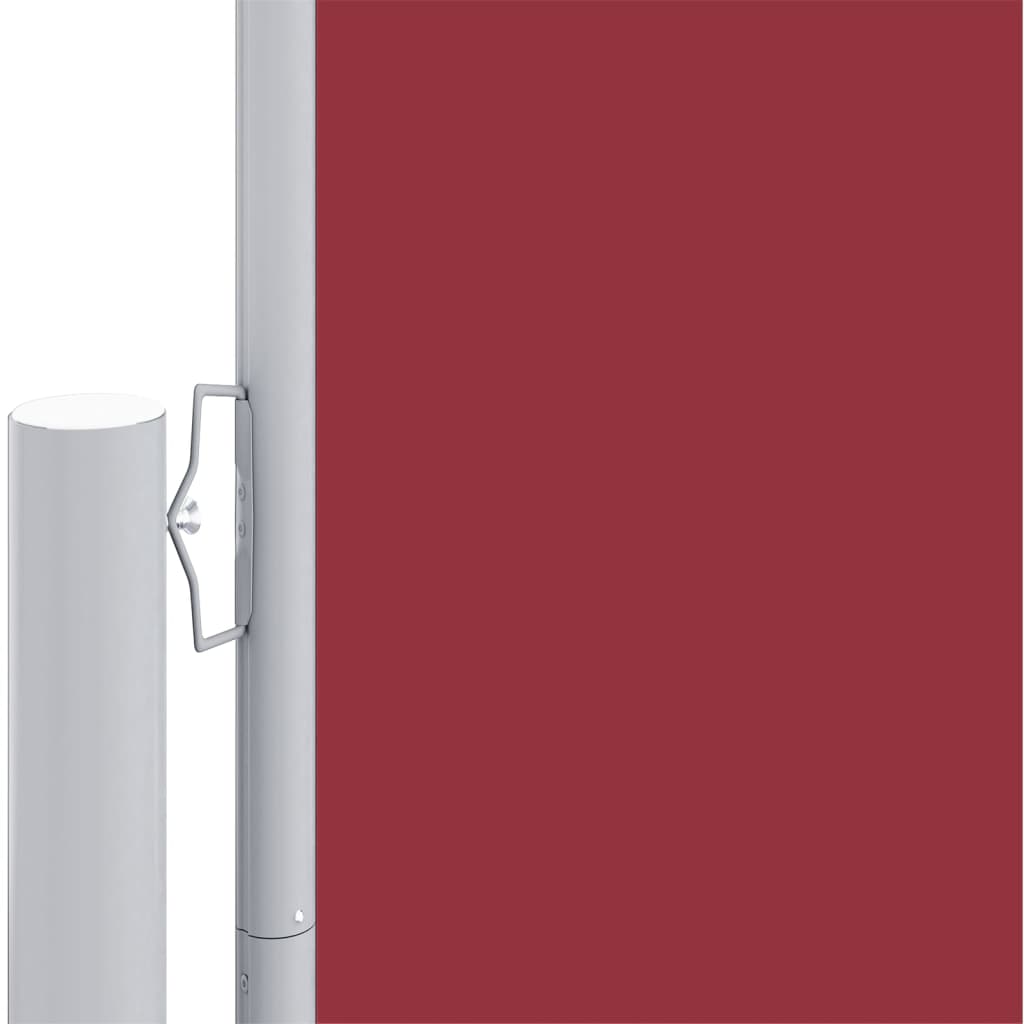 vidaXL Toldo lateral retrátil 180x1000 cm vermelho