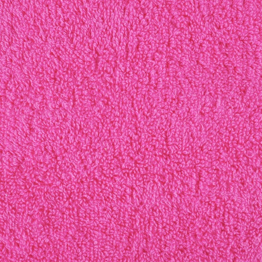 vidaXL Toalhas premium SOLUND 10 pcs 100x200 cm 600 gsm rosa