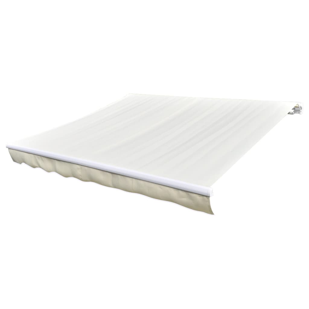 vidaXL Lona para toldo creme 450x300 cm