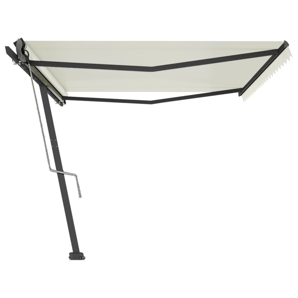 vidaXL Toldo automático independente 500x300 cm cor creme