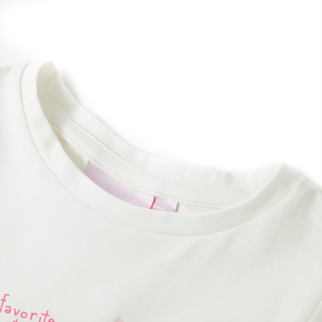 T-shirt infantil cor cru 128