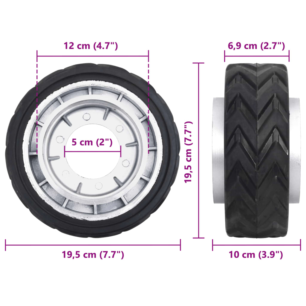 vidaXL Roda jockey motorizada para atrelado alumínio 12 V 350 W