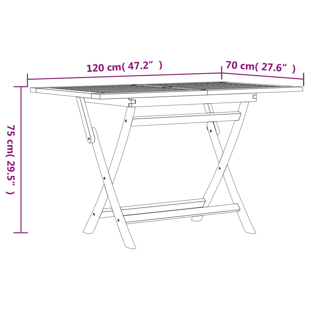 vidaXL Conjunto de jantar para jardim 7 pcs madeira de teca maciça