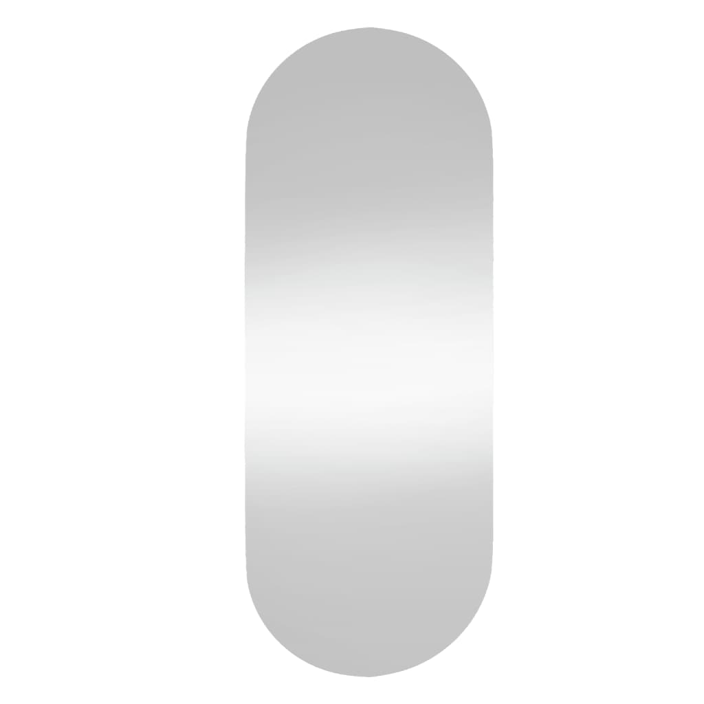 vidaXL Espelho de parede oval 20x50 cm vidro
