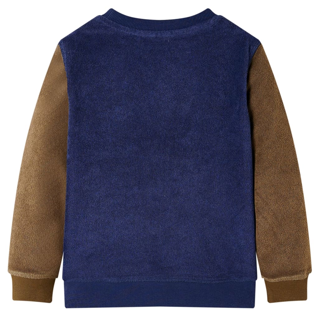 Sweatshirt para criança azul-marinho escuro 104