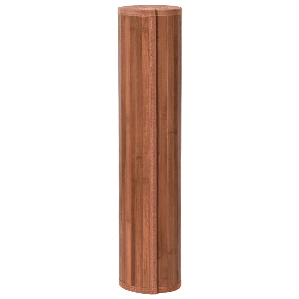 vidaXL Tapete retangular 80x100 cm bambu castanho