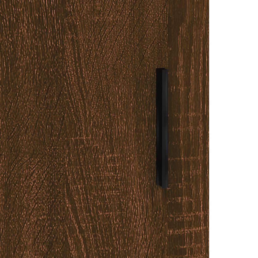 vidaXL Armário de parede 34,5x34x90 cm deriv.madeira carvalho castanho