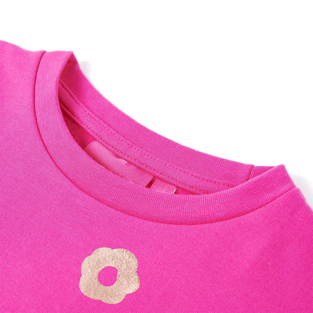 Sweatshirt para criança rosa-escuro 92