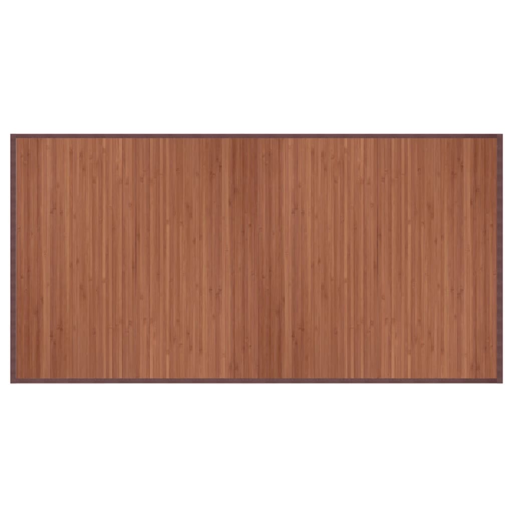 vidaXL Tapete retangular 100x200 cm bambu castanho