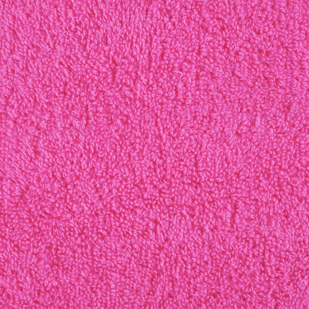 vidaXL Toalhas de banho premium SOLUND 10 pcs 70x140cm 600 gsm rosa