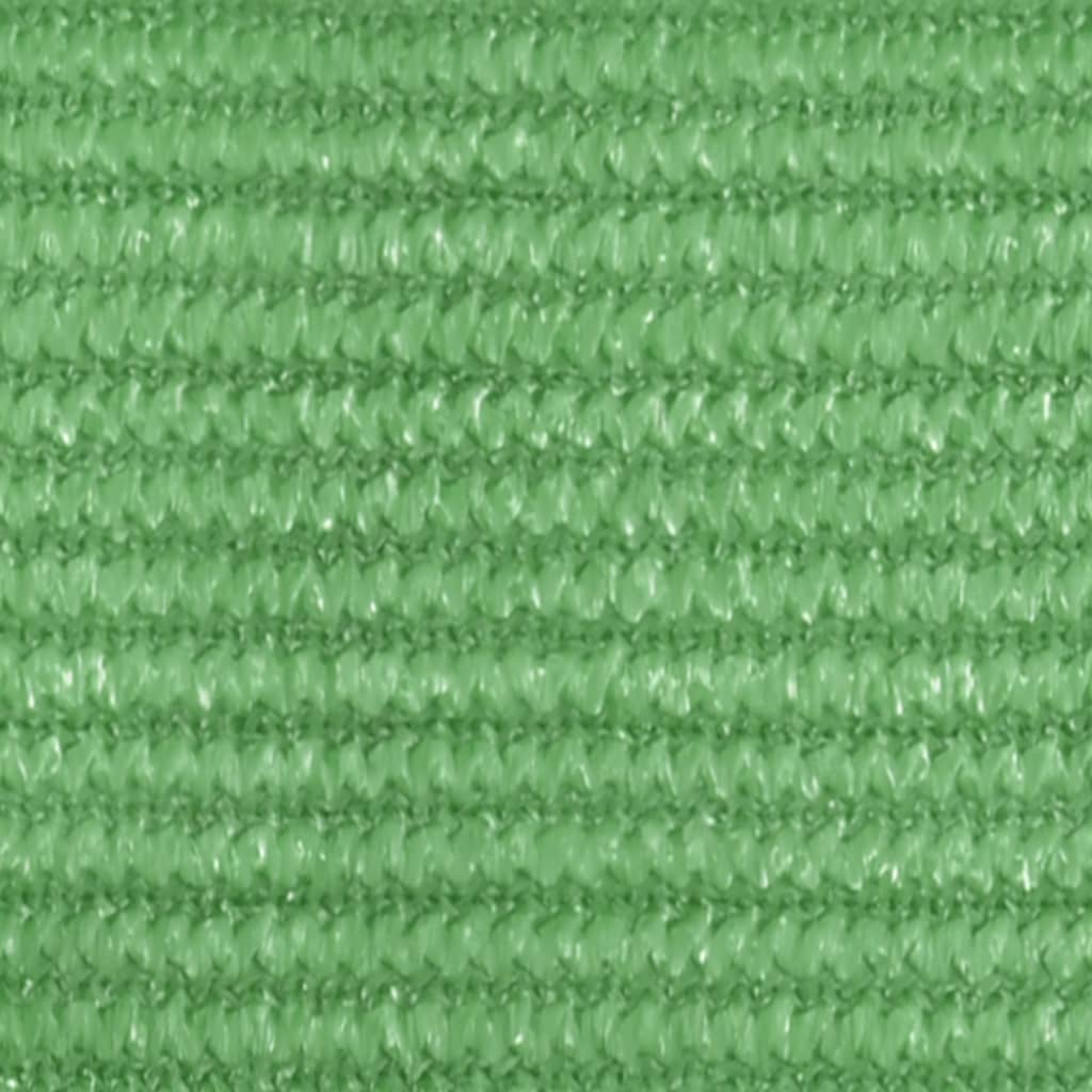 vidaXL Para-sol estilo vela 160 g/m² 2x4 m PEAD verde-claro