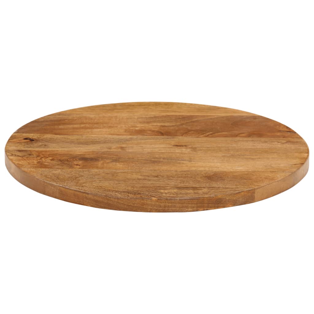 vidaXL Tampo de mesa redondo Ø40x3,8cm madeira de mangueira maciça