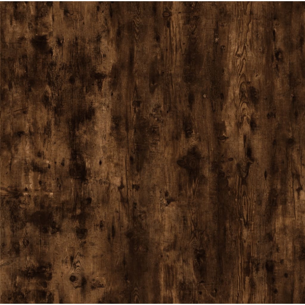 vidaXL Mesa de centro 50x50x35 cm derivados de madeira carvalho fumado