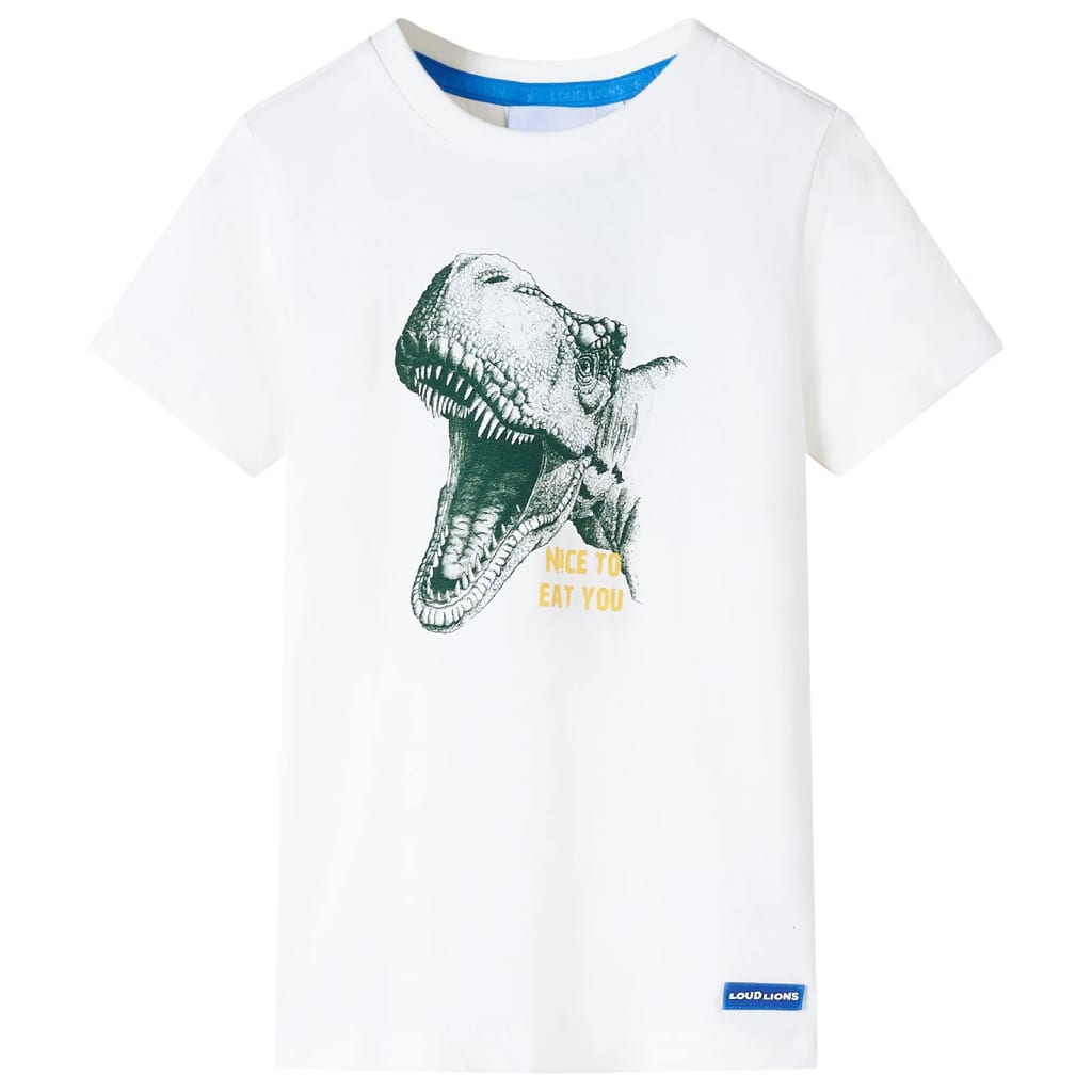 T-shirt infantil cor cru 128