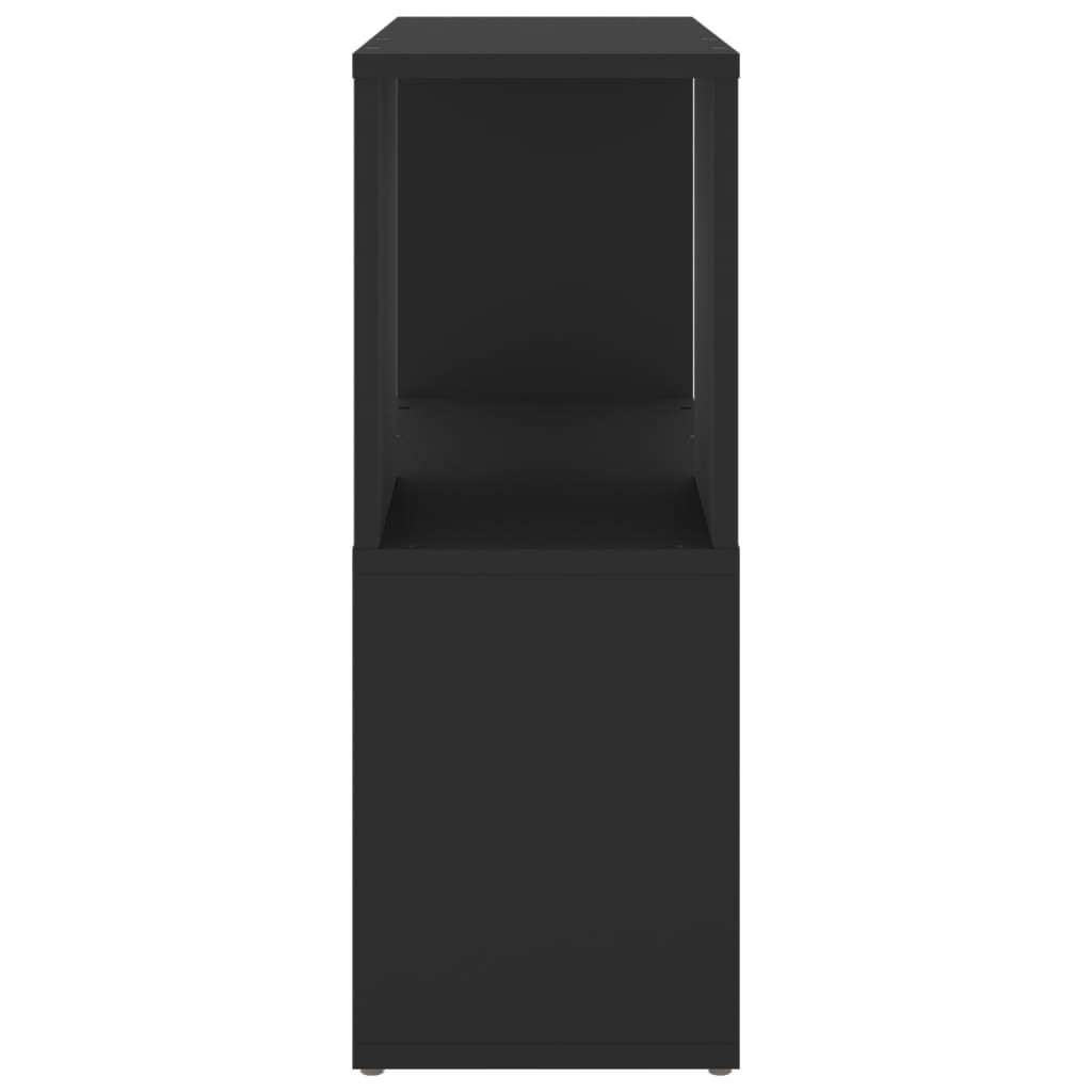vidaXL Estante 60x24x63 cm derivados de madeira preto