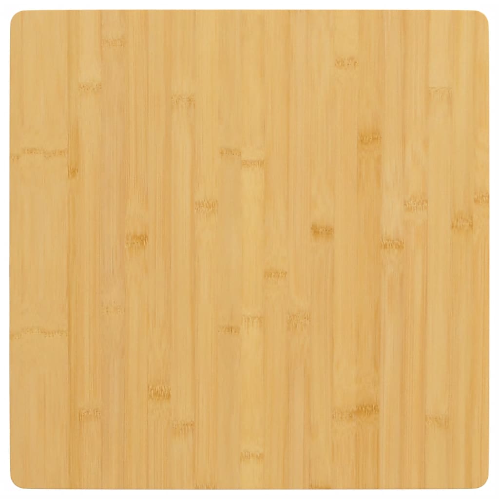 vidaXL Tampo de mesa 50x50x2,5 cm bambu