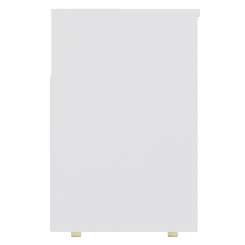 vidaXL Banco sapateira 105x30x45 cm derivados de madeira branco