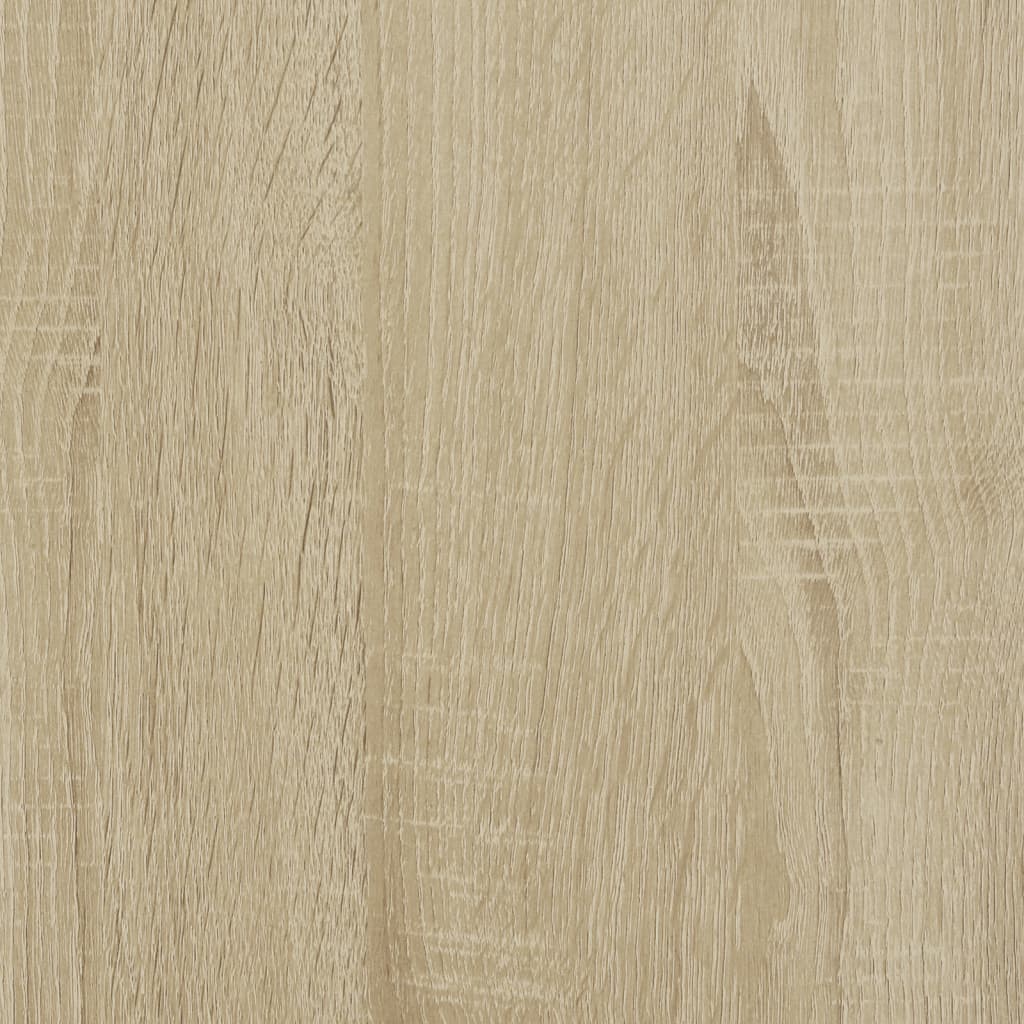 vidaXL Mesa de centro 40x40x45 cm derivados de madeira carvalho sonoma